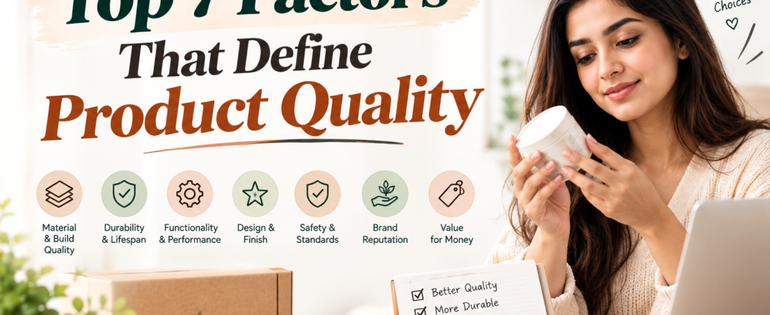 TOP 7 Factor that define Product Quality