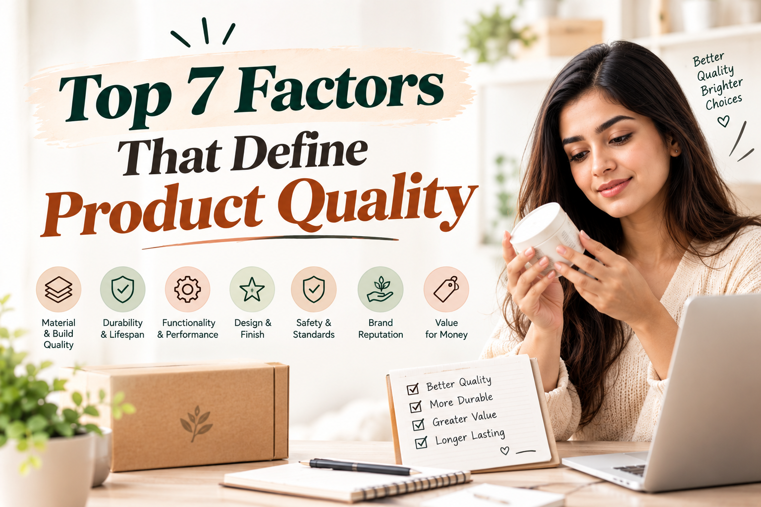 TOP 7 Factor that define Product Quality