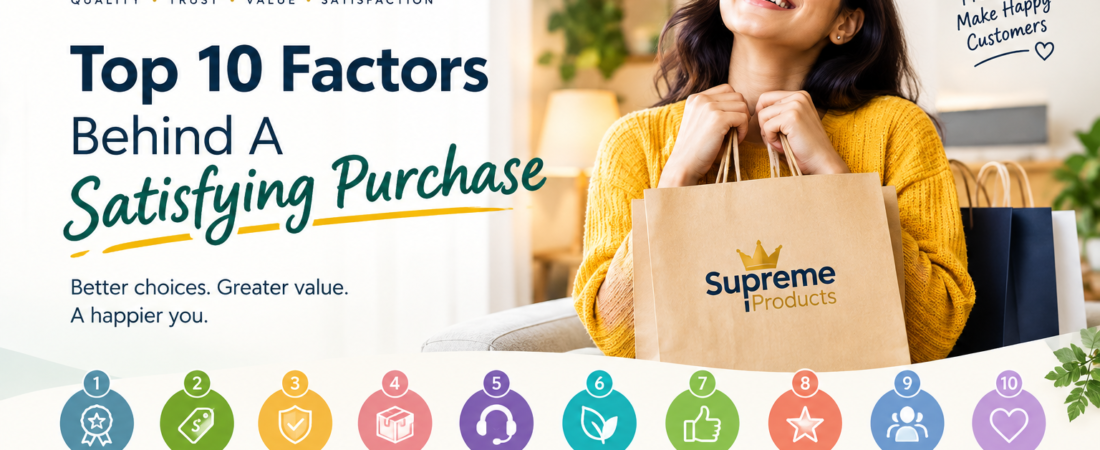 Top 10 Factors Behind A Satisfying Purchase