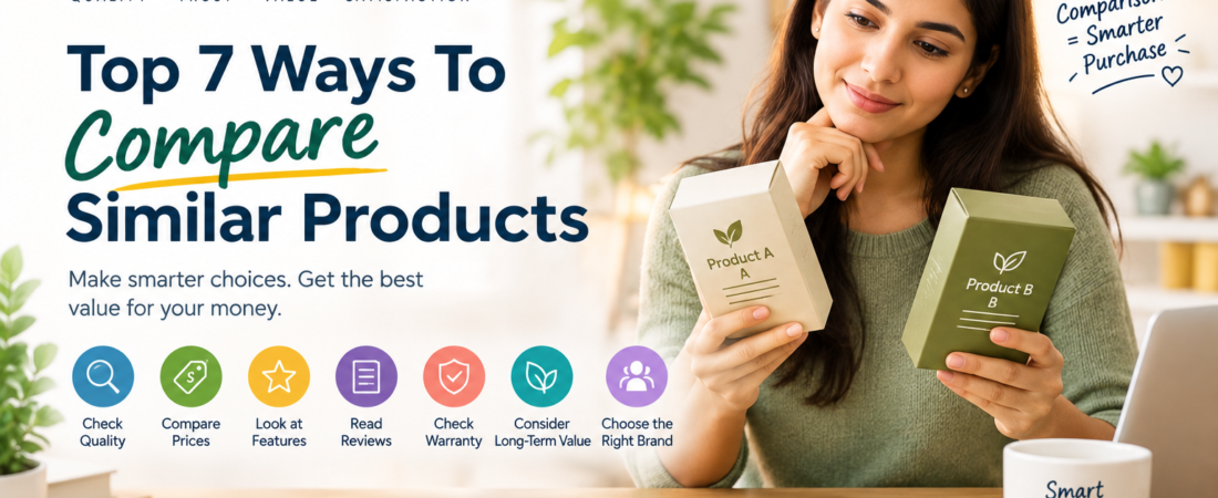 Top 7 Ways To Compare Similar Products