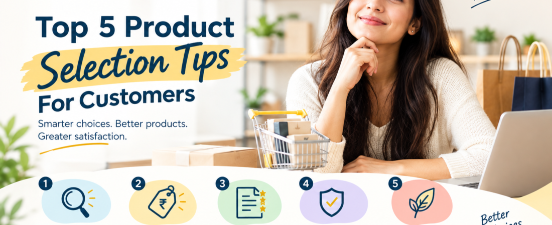 Top 5 Product Selection Tips For Customers