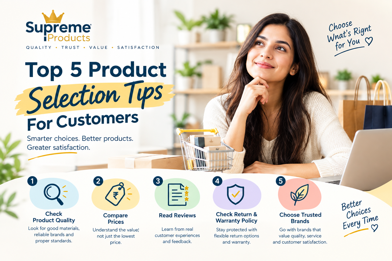 Top 5 Product Selection Tips For Customers