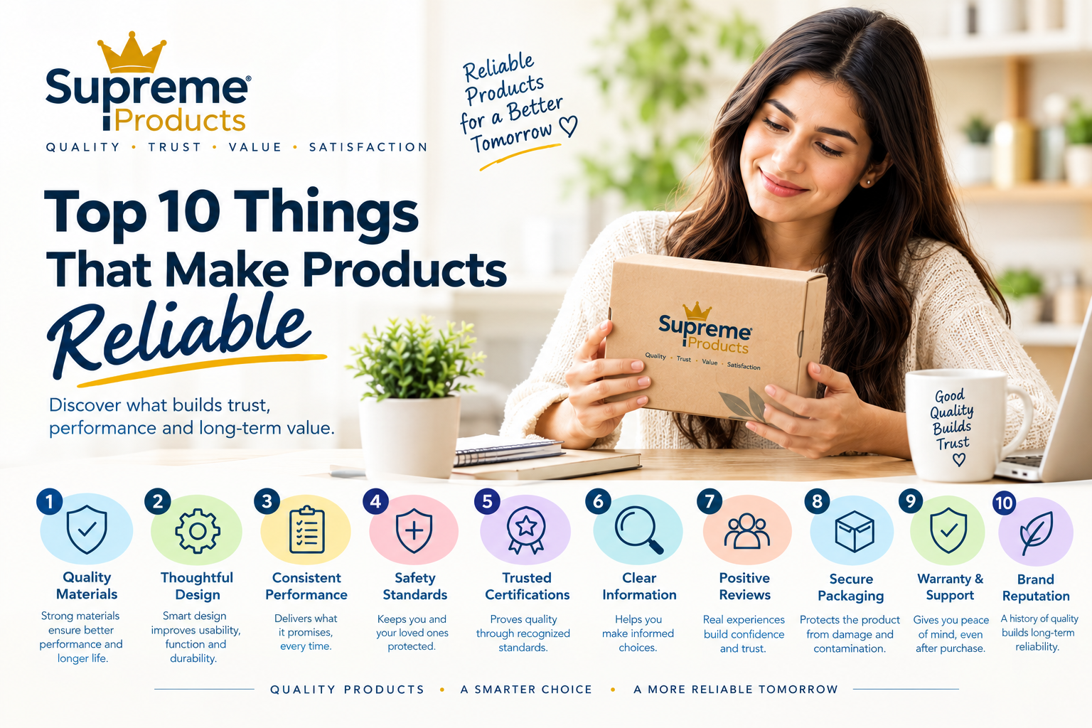 Top 10 Things that makes products Reliable